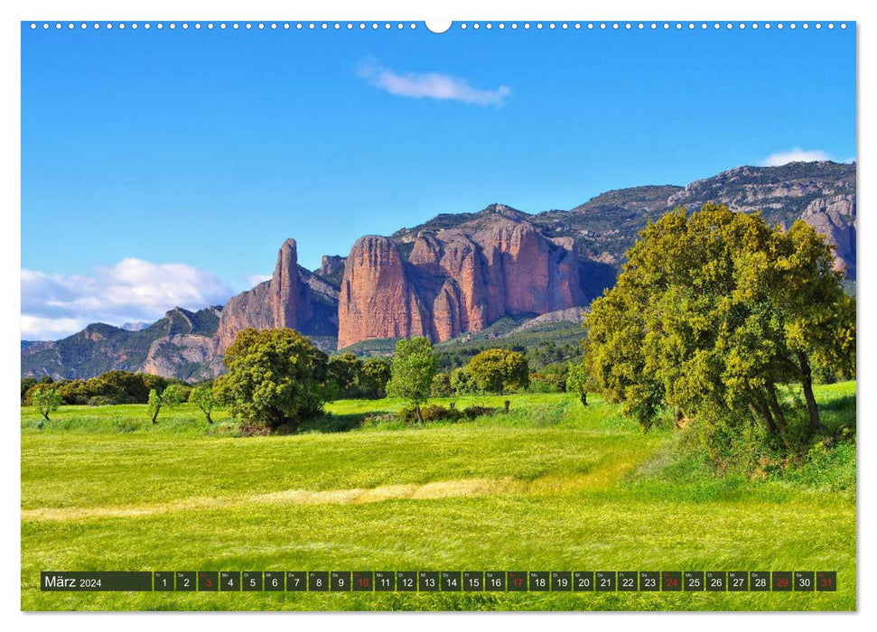 Sierra de Guara - Ausflug in die spanischen Pyrenäen (CALVENDO Premium Wandkalender 2024)
