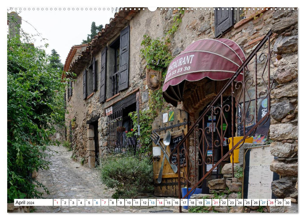 Frankreichs schönste Dörfer - Castelnou (CALVENDO Premium Wandkalender 2024)