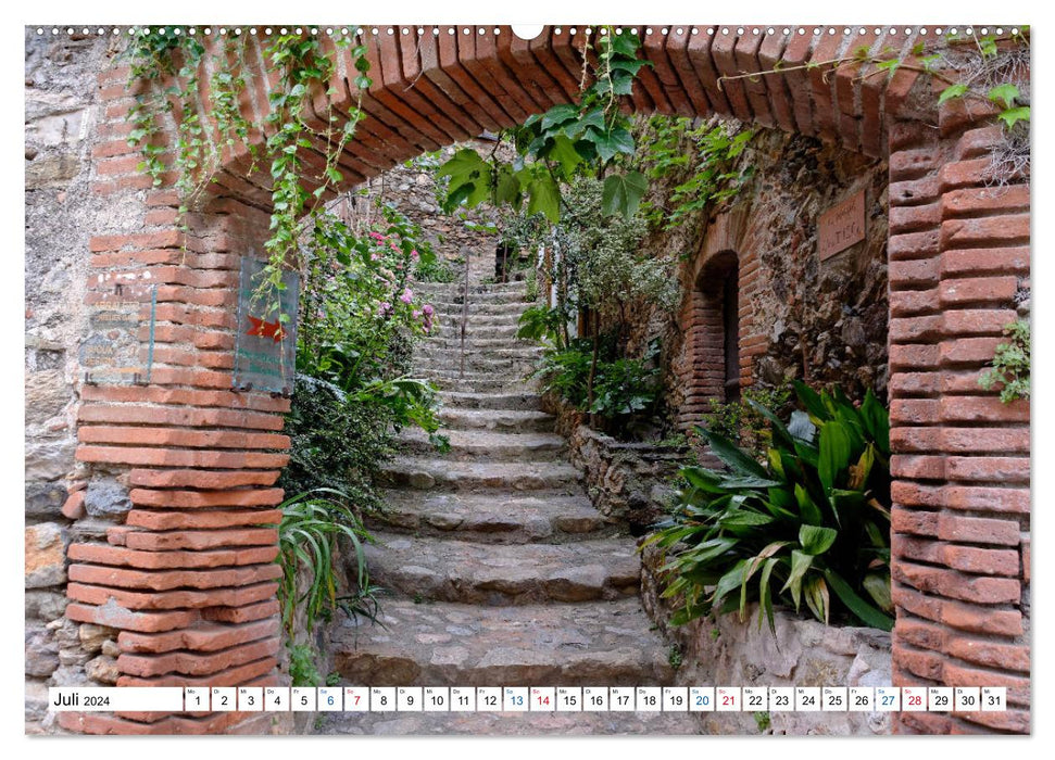 Frankreichs schönste Dörfer - Castelnou (CALVENDO Premium Wandkalender 2024)