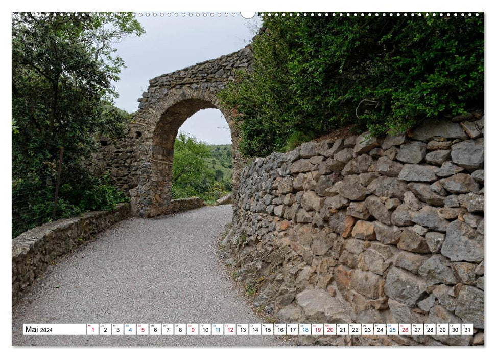 Frankreichs schönste Dörfer - Castelnou (CALVENDO Wandkalender 2024)