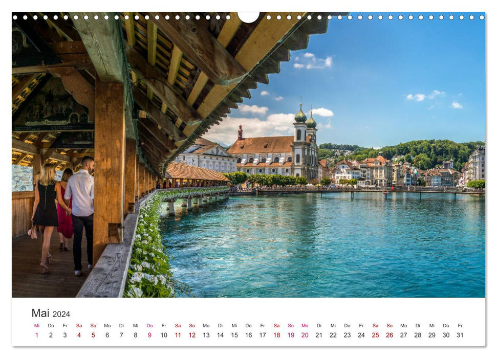 Schweiz - Die schönsten Städte (CALVENDO Wandkalender 2024)
