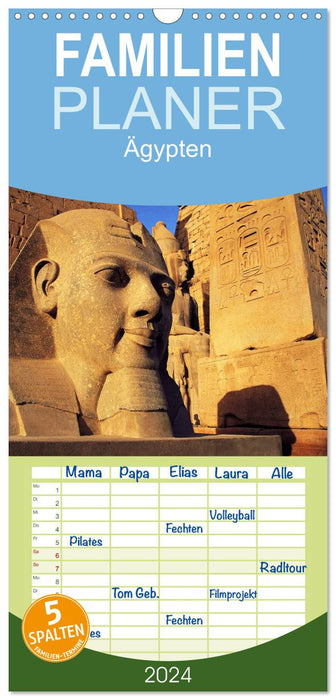 Egypte (Planificateur familial CALVENDO 2024) 