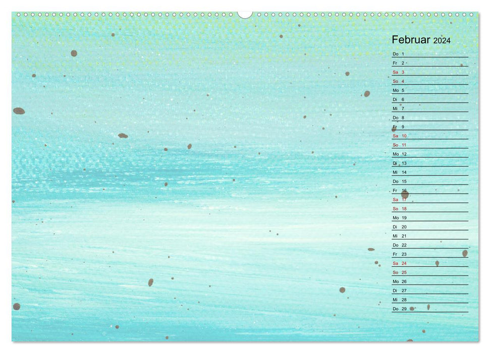 Pastellbunter DIY-Bastelkalender (CALVENDO Wandkalender 2024)