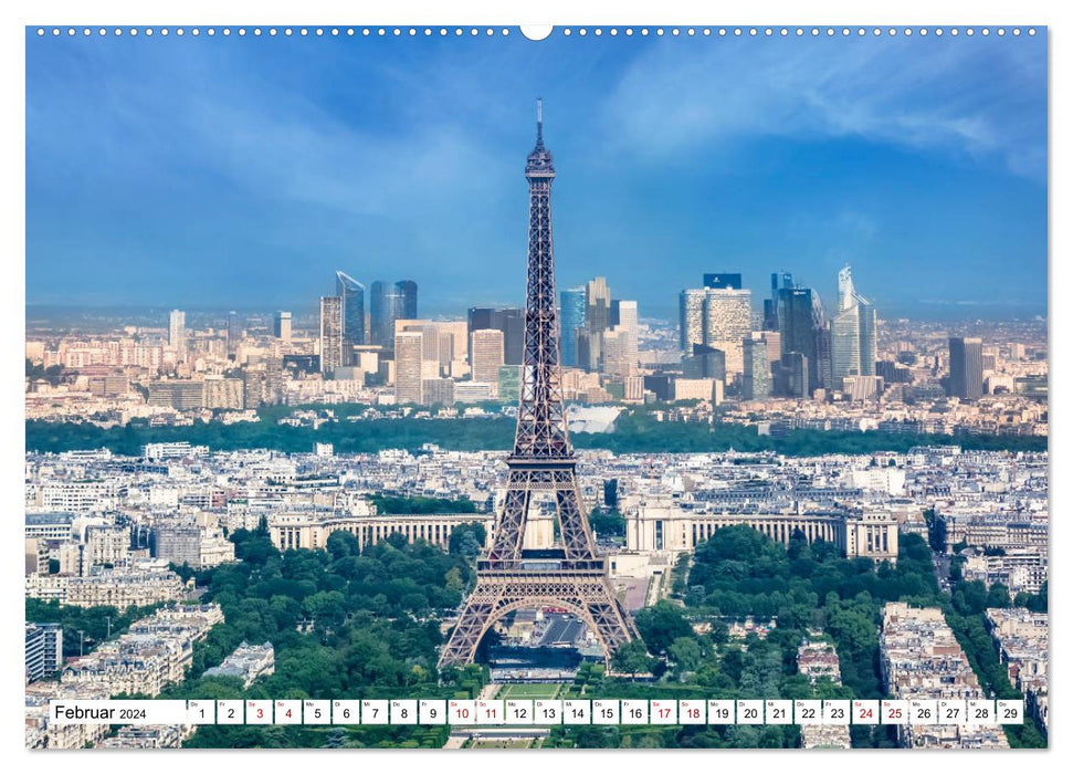 PARIS Französisches Flair und Historie (CALVENDO Premium Wandkalender 2024)