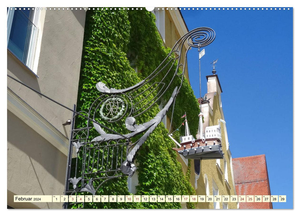 Unterwegs in Memmingen (CALVENDO Premium Wandkalender 2024)