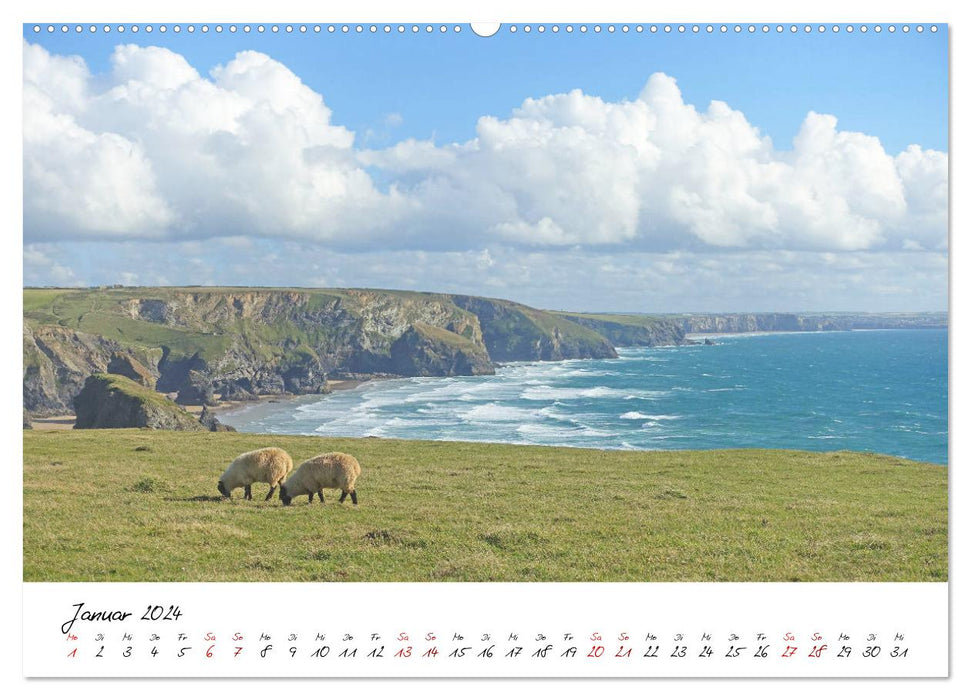 Cornwall. Der malerische Südwesten Englands (CALVENDO Wandkalender 2024)