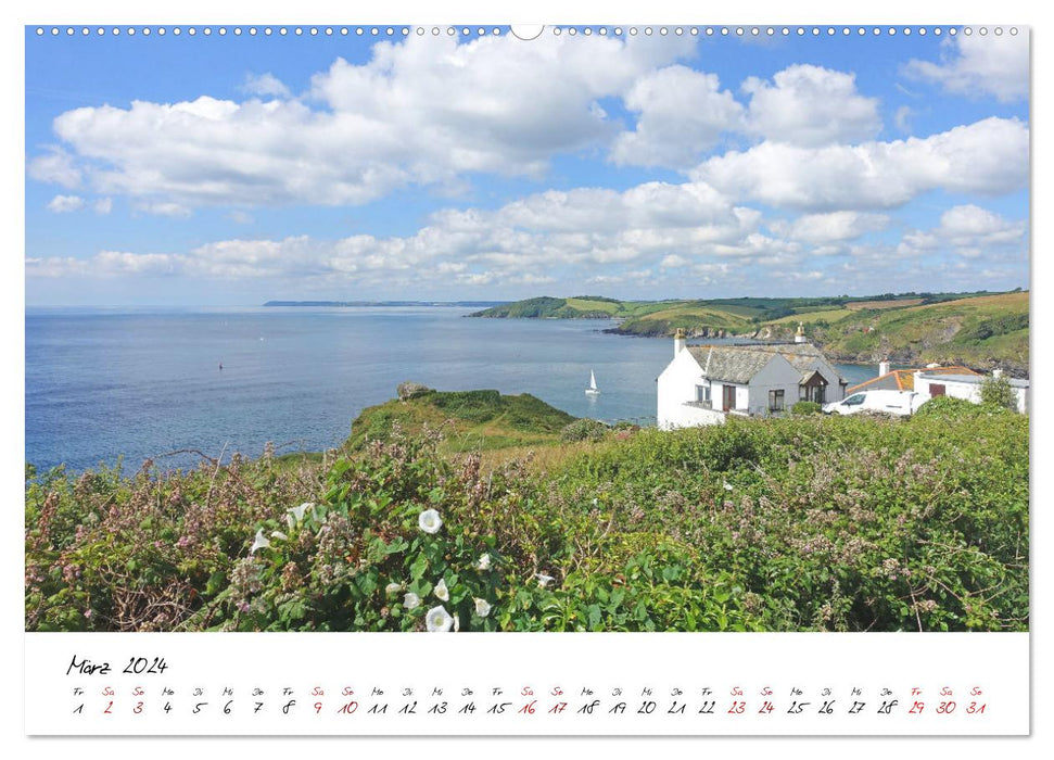 Cornwall. The picturesque southwest of England (CALVENDO wall calendar 2024) 