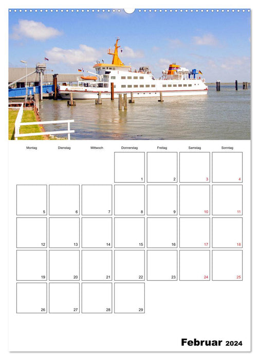 Langeoog - eine Trauminsel (CALVENDO Wandkalender 2024)