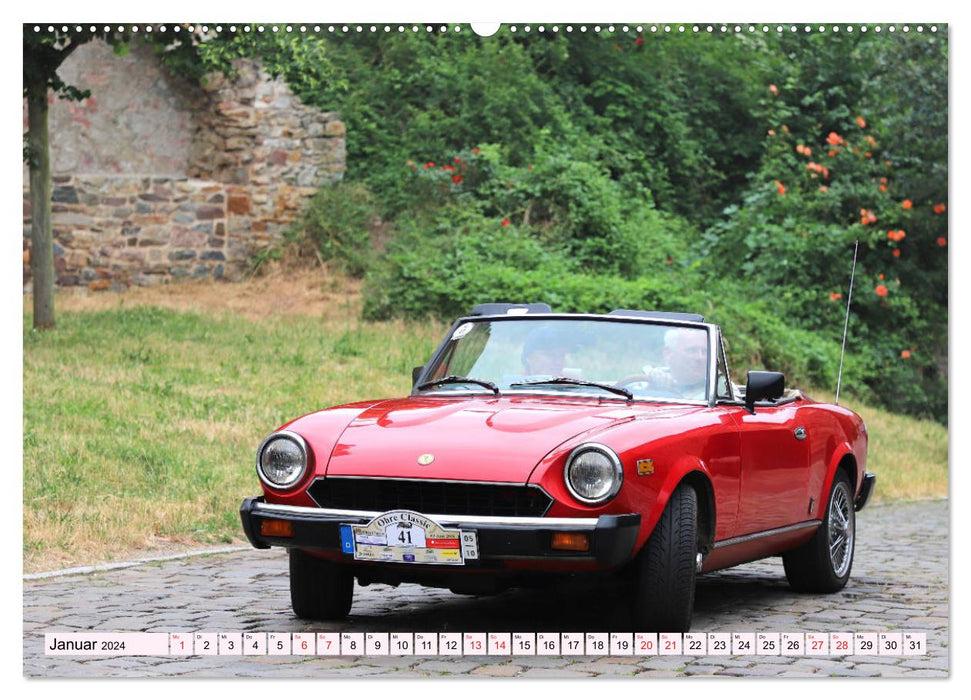 Ohre Classics - vintage cars on the castle domain in Wolmirstedt (CALVENDO wall calendar 2024) 