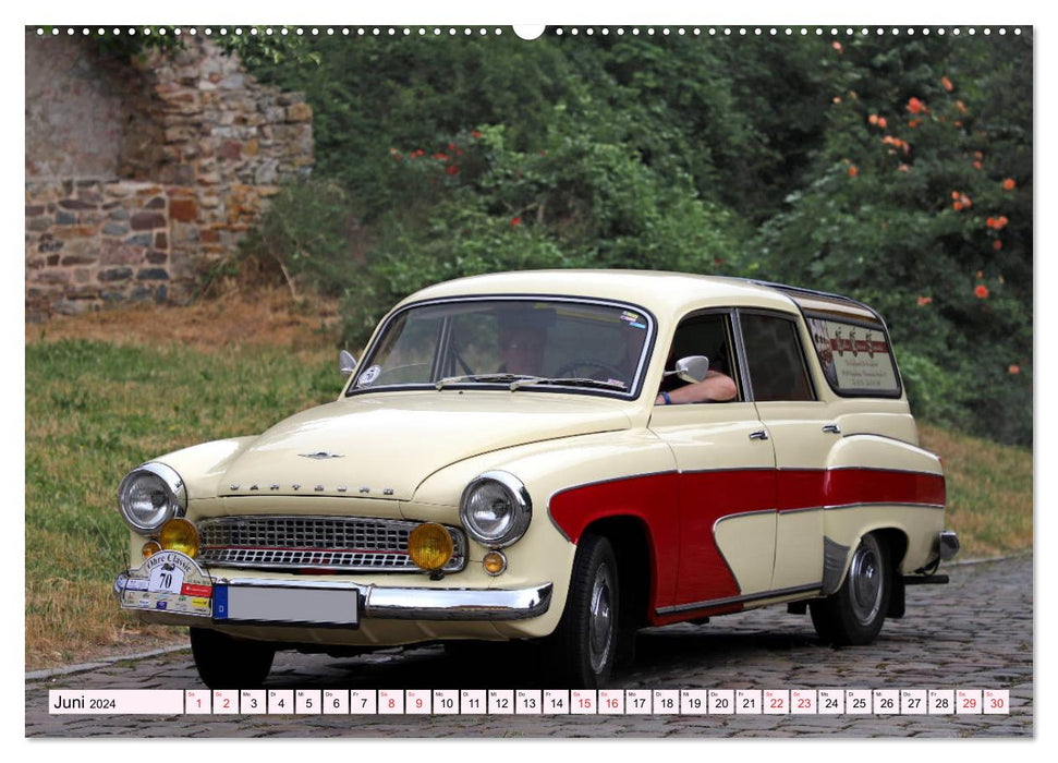 Ohre Classics - vintage cars on the castle domain in Wolmirstedt (CALVENDO wall calendar 2024) 