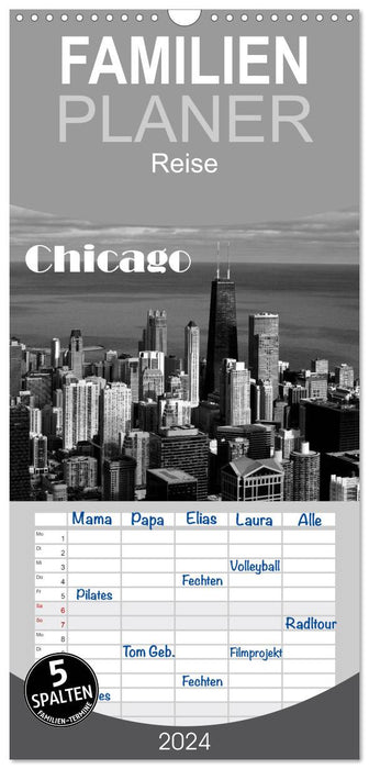 Chicago 2024 (Planificateur familial CALVENDO 2024) 