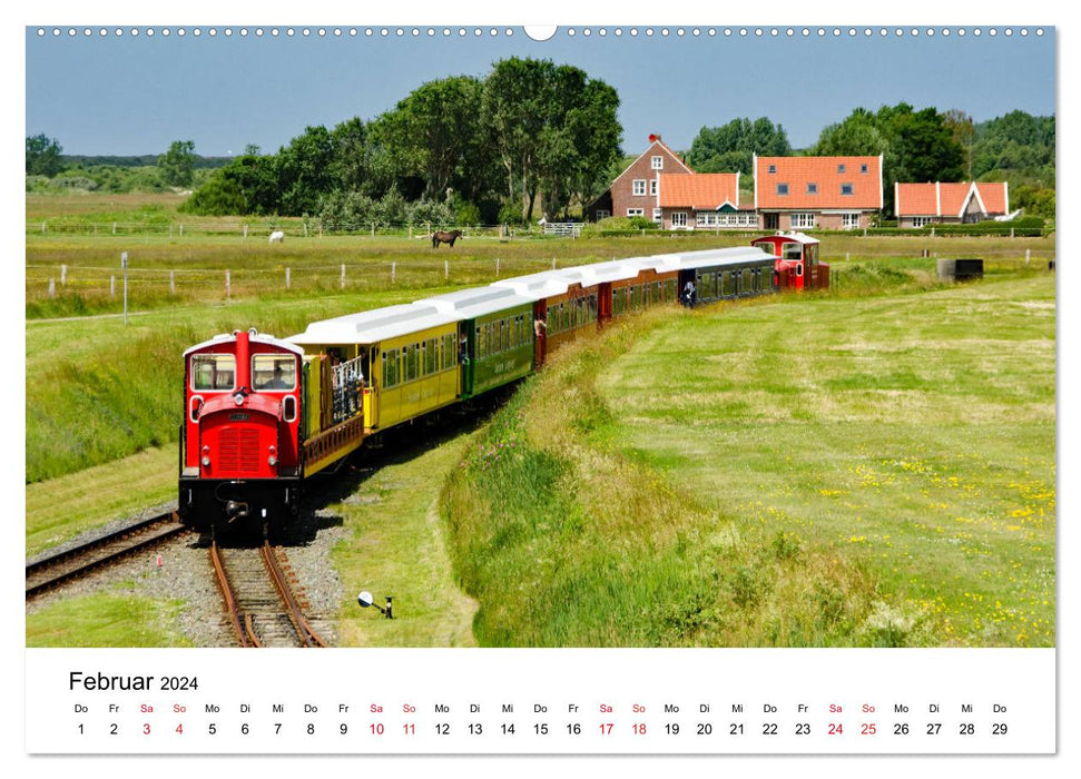 Langeoog - Sommer, Sonne, Strand (CALVENDO Premium Wandkalender 2024)