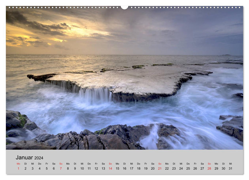 Par la mer. Envie d'eau (Calvendo Premium Wall Calendar 2024) 