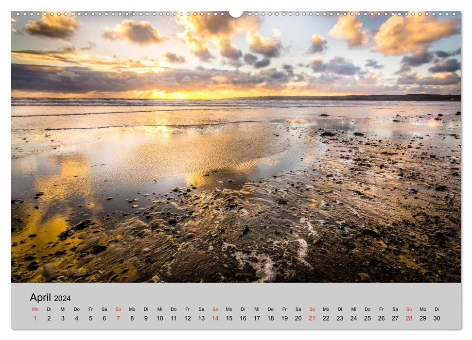 By the sea. Longing for Water (CALVENDO Premium Wall Calendar 2024) 