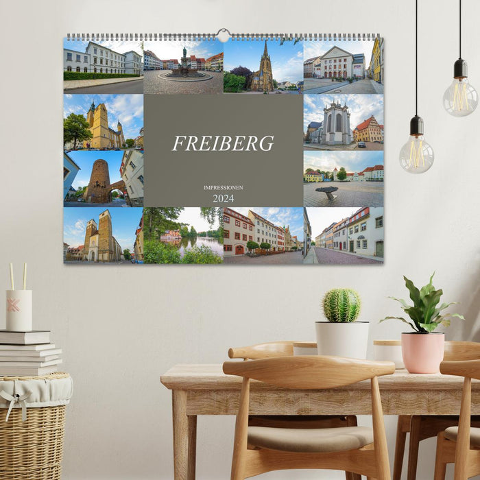 Freiberg Impressionen (CALVENDO Wandkalender 2024)