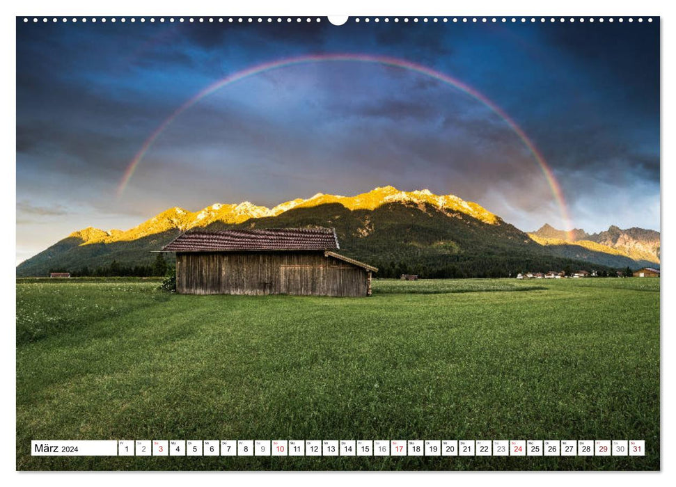 A summer in the Bavarian Alps (CALVENDO Premium Wall Calendar 2024) 