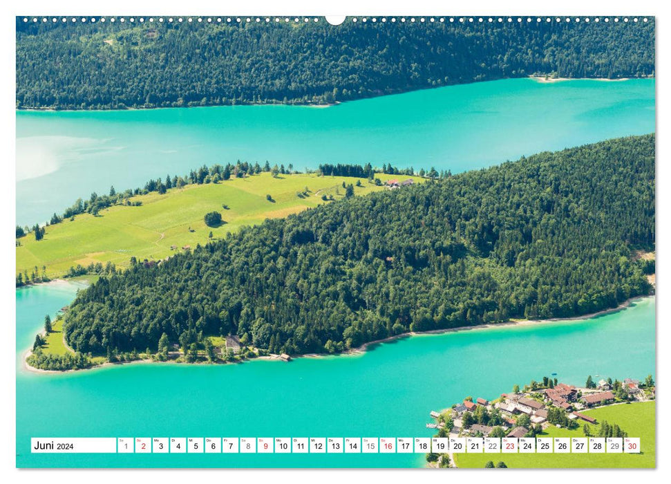 Ein Sommer in den Bayerischen Alpen (CALVENDO Premium Wandkalender 2024)