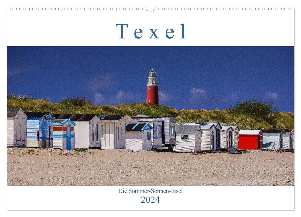 Texel – L'île du soleil d'été (Calvendo mural 2024) 