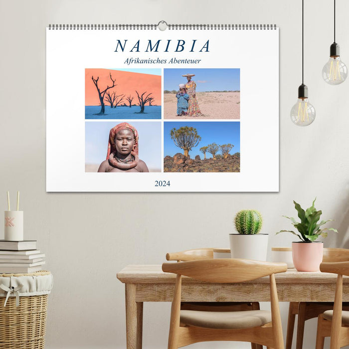 Namibia, African adventure (CALVENDO wall calendar 2024) 