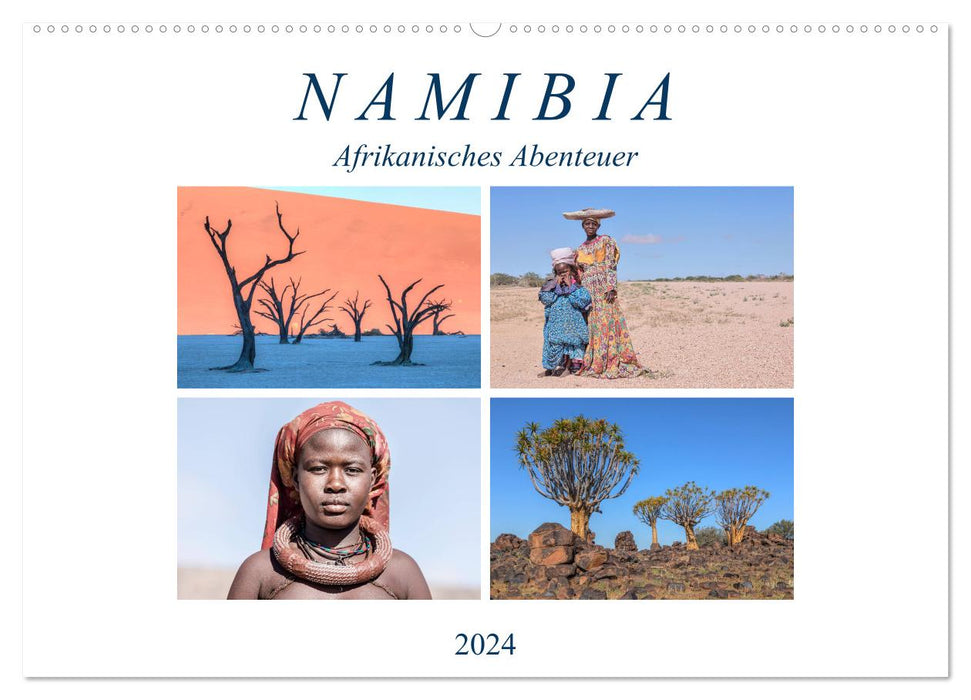 Namibie, aventure africaine (calendrier mural CALVENDO 2024) 