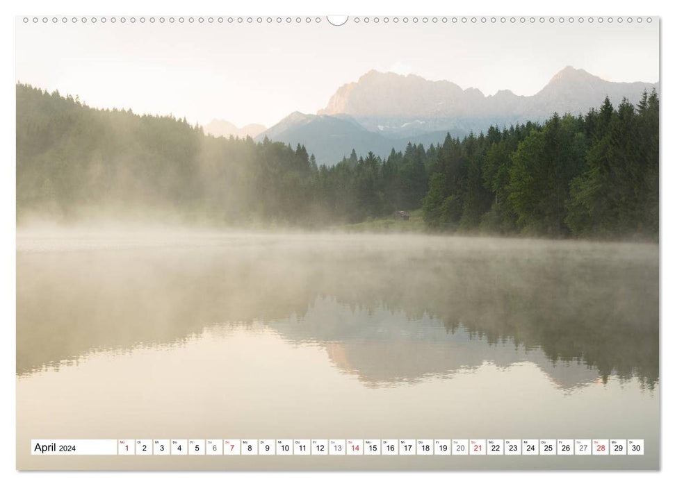 Ein Sommer in den Bayerischen Alpen (CALVENDO Wandkalender 2024)