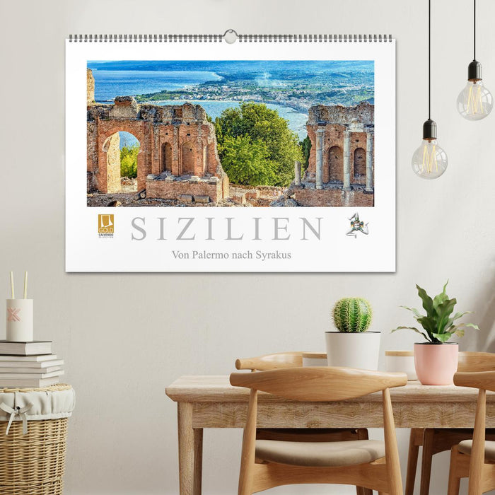 Sicily - From Palermo to Syracuse (CALVENDO wall calendar 2024) 