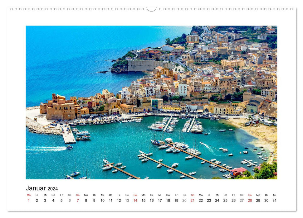 Sicily - From Palermo to Syracuse (CALVENDO wall calendar 2024) 