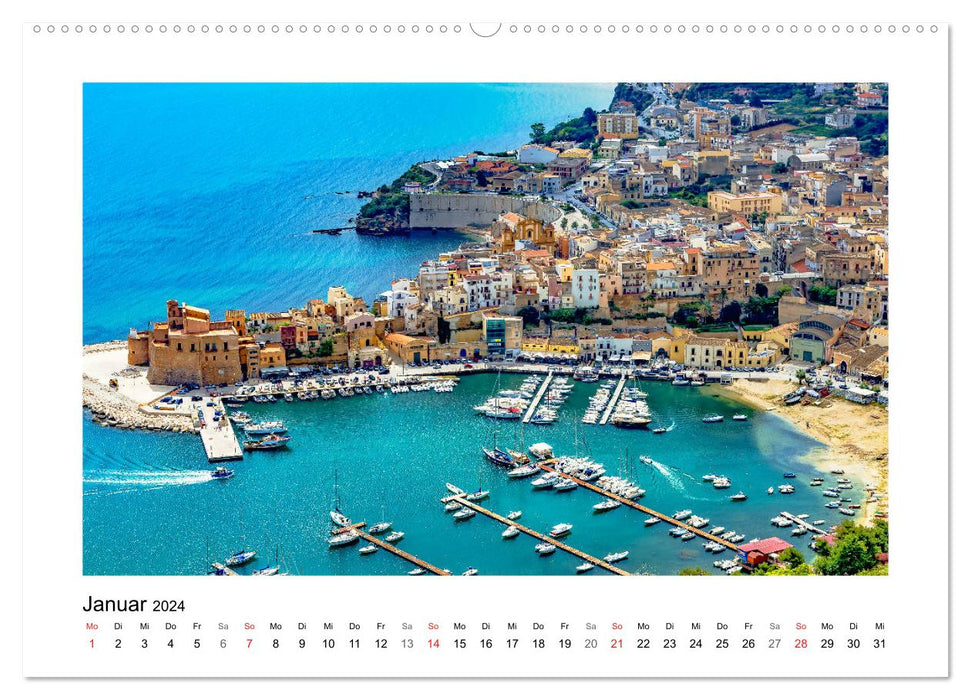 Sizilien - Von Palermo nach Syrakus (CALVENDO Wandkalender 2024)