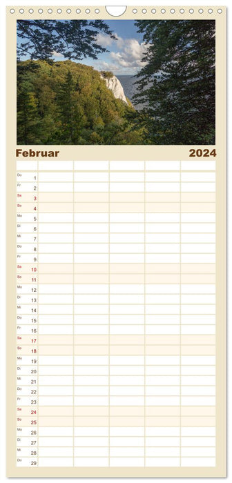 Fantastic Rügen (Planificateur familial CALVENDO 2024) 