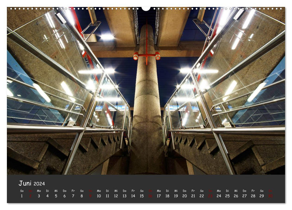 Subway stations of the West (CALVENDO wall calendar 2024) 