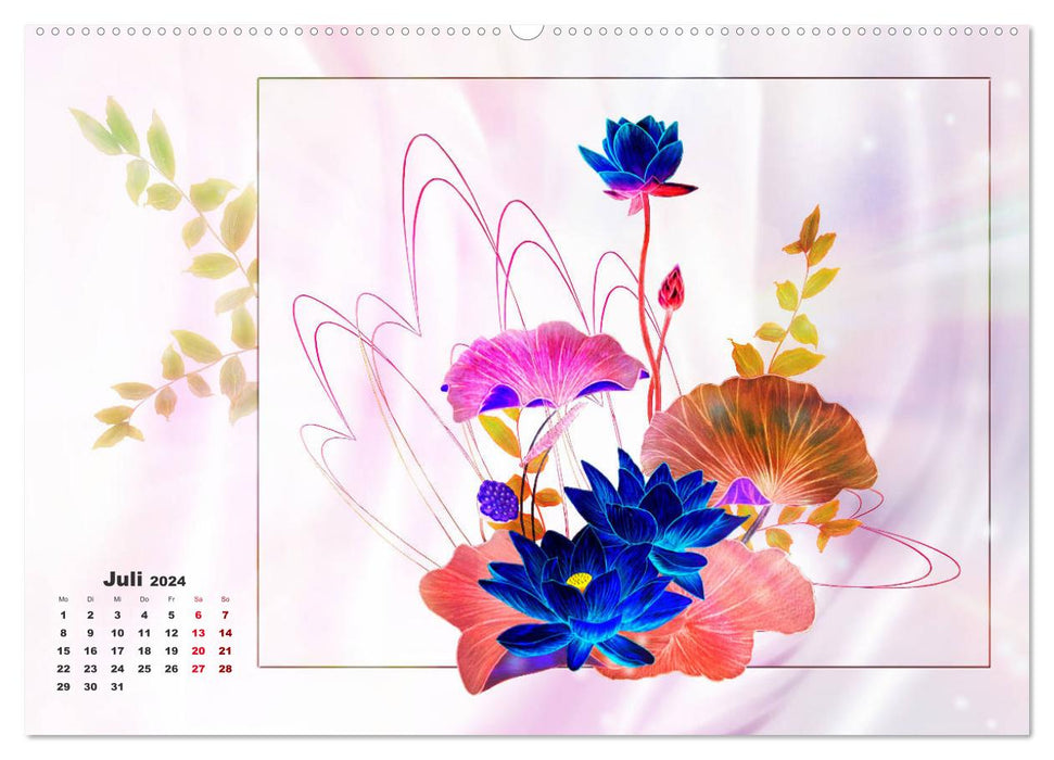 Magical Ikebana (CALVENDO Premium Wall Calendar 2024) 
