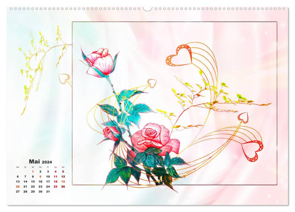 Magical Ikebana (CALVENDO wall calendar 2024) 