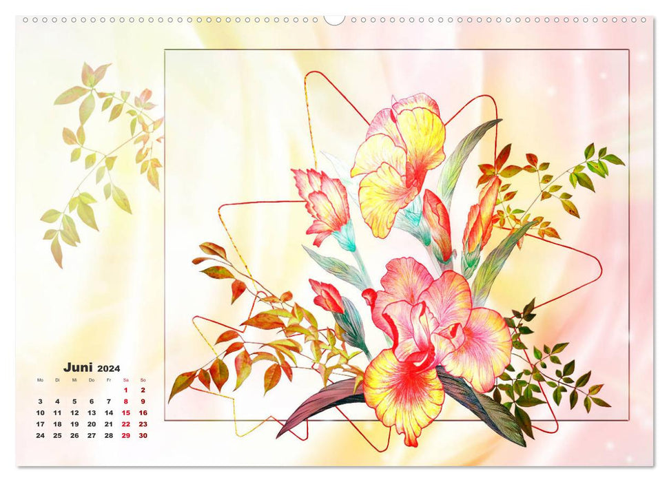 Zauberhaftes Ikebana (CALVENDO Wandkalender 2024)