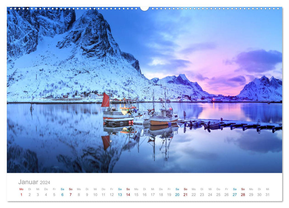 Norway - the far north (CALVENDO wall calendar 2024) 