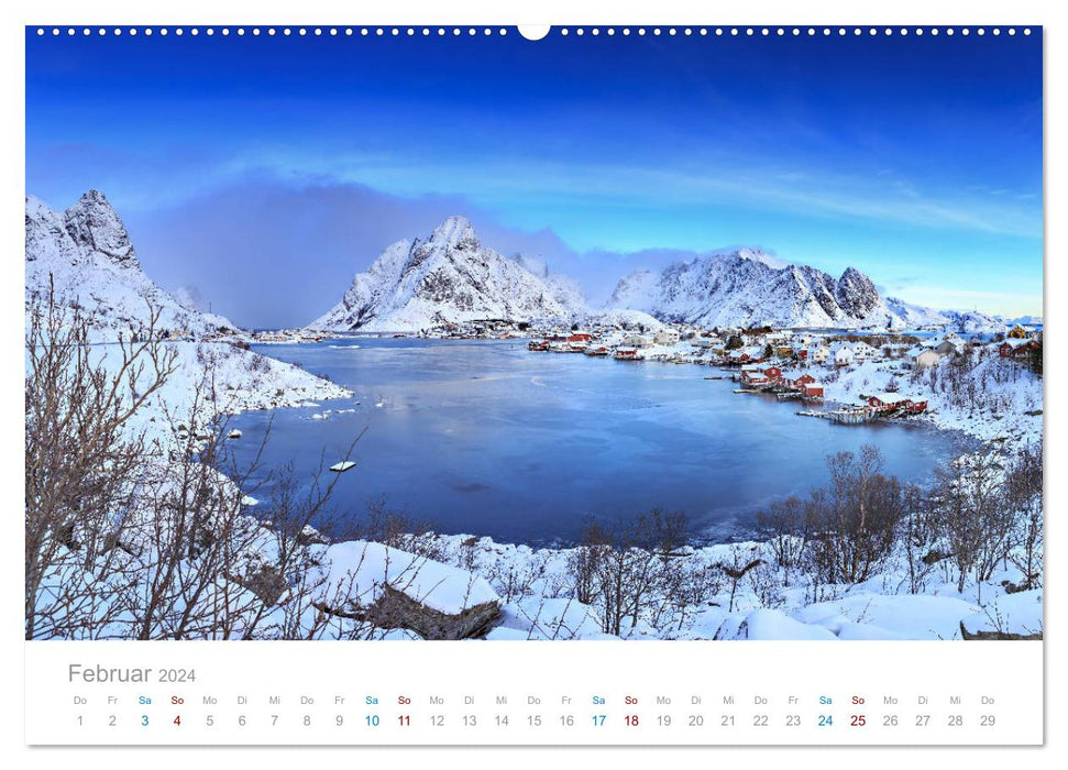 Norway - the far north (CALVENDO wall calendar 2024) 