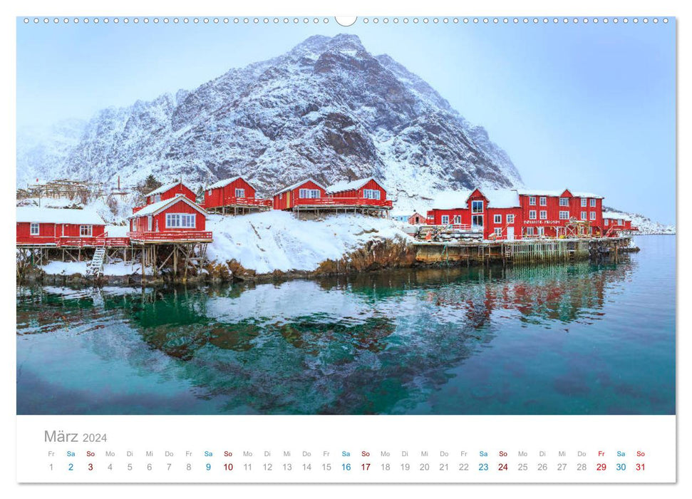 Norwegen - der hohe Norden (CALVENDO Wandkalender 2024)