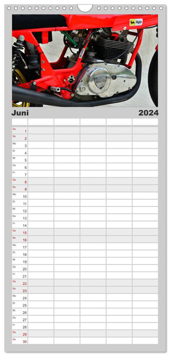Ducati 500 Sport Desmo (CALVENDO Familienplaner 2024)