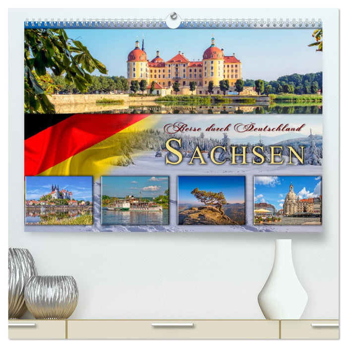 Travel through Germany - Saxony (CALVENDO Premium Wall Calendar 2024) 