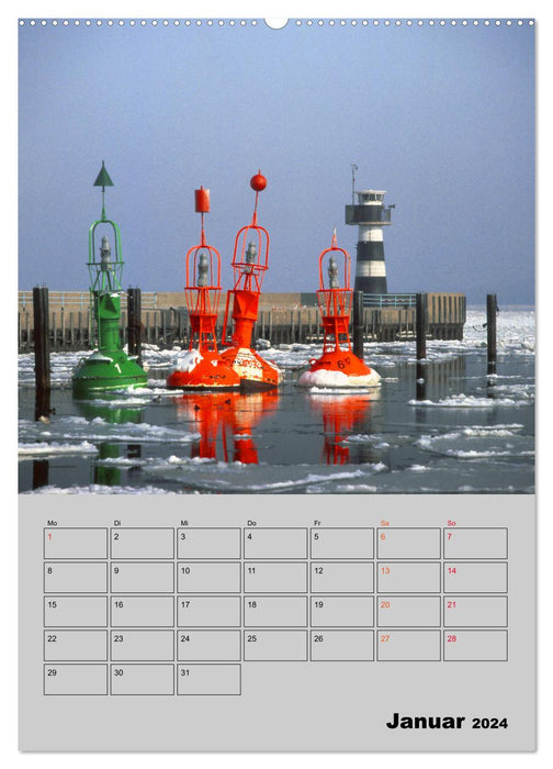 Attraktive Leuchttürme (CALVENDO Premium Wandkalender 2024)