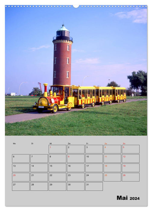 Attractive lighthouses (CALVENDO Premium Wall Calendar 2024) 