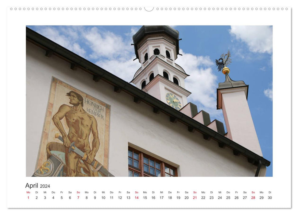 Kempten im Allgäu (CALVENDO Premium Wall Calendar 2024) 