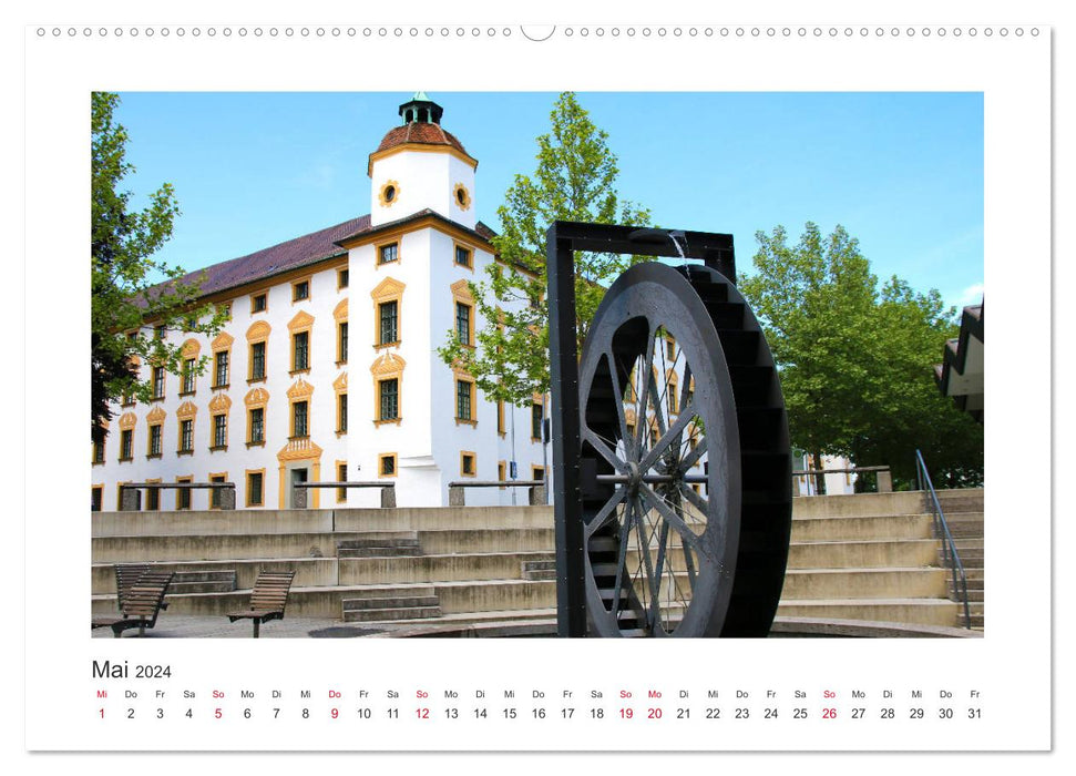Kempten im Allgäu (CALVENDO Premium Wall Calendar 2024) 