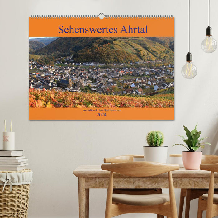 Sehenswertes Ahrtal - Von Altenahr bis Bad Neuenahr (CALVENDO Wandkalender 2024)