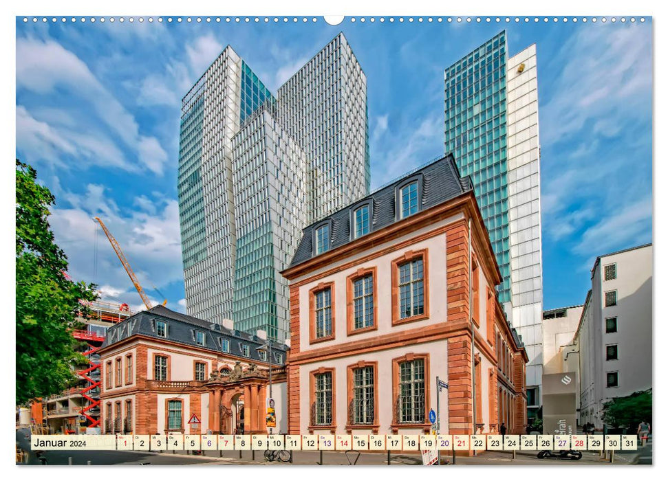 Frankfurt - my city with a lot of heart (CALVENDO Premium Wall Calendar 2024) 