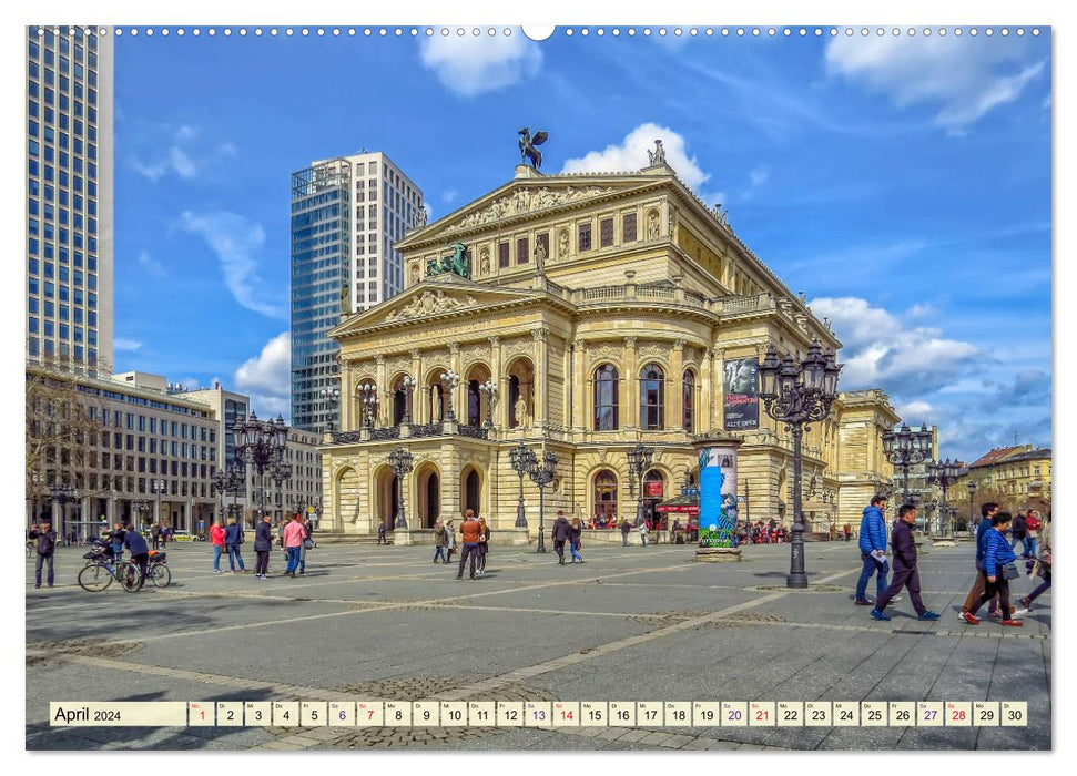 Frankfurt - my city with a lot of heart (CALVENDO Premium Wall Calendar 2024) 