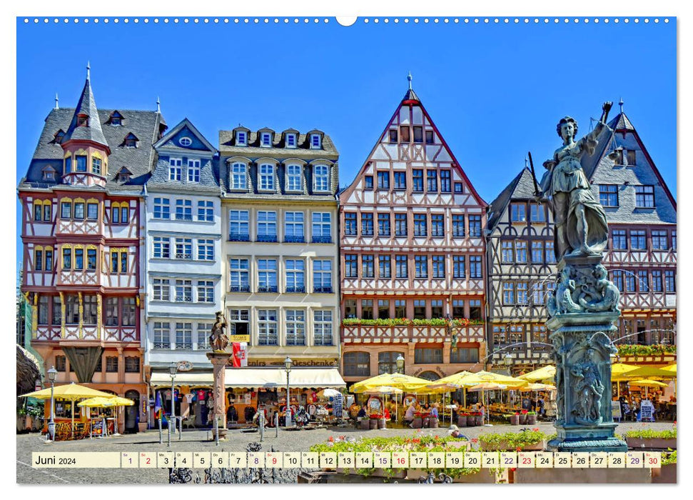 Frankfurt - meine Stadt mit viel Herz (CALVENDO Premium Wandkalender 2024)