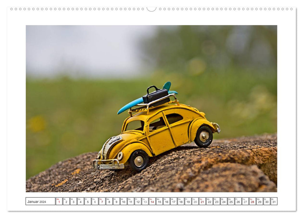 Modellautos auf Reisen (CALVENDO Wandkalender 2024)