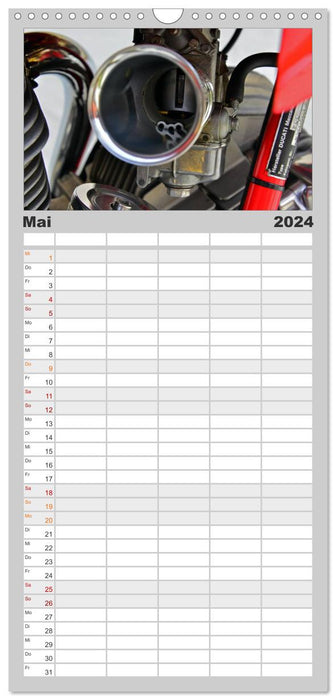 Ducati 900SS Königswelle (CALVENDO Familienplaner 2024)