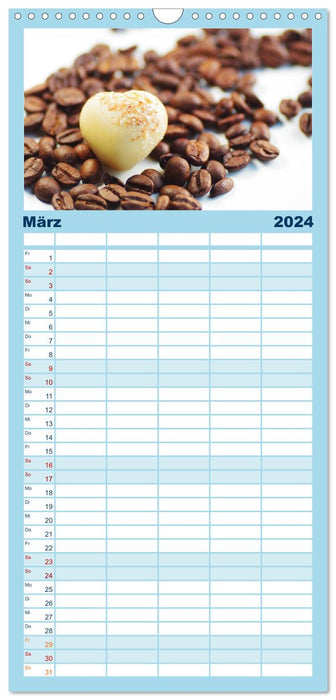 Calendrier des rendez-vous pause-café (Agenda familial CALVENDO 2024) 