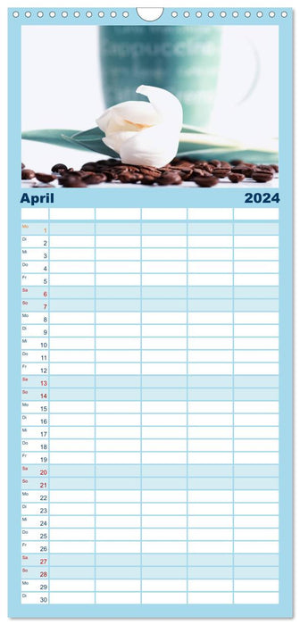 Kaffee-Pause Terminkalender (CALVENDO Familienplaner 2024)